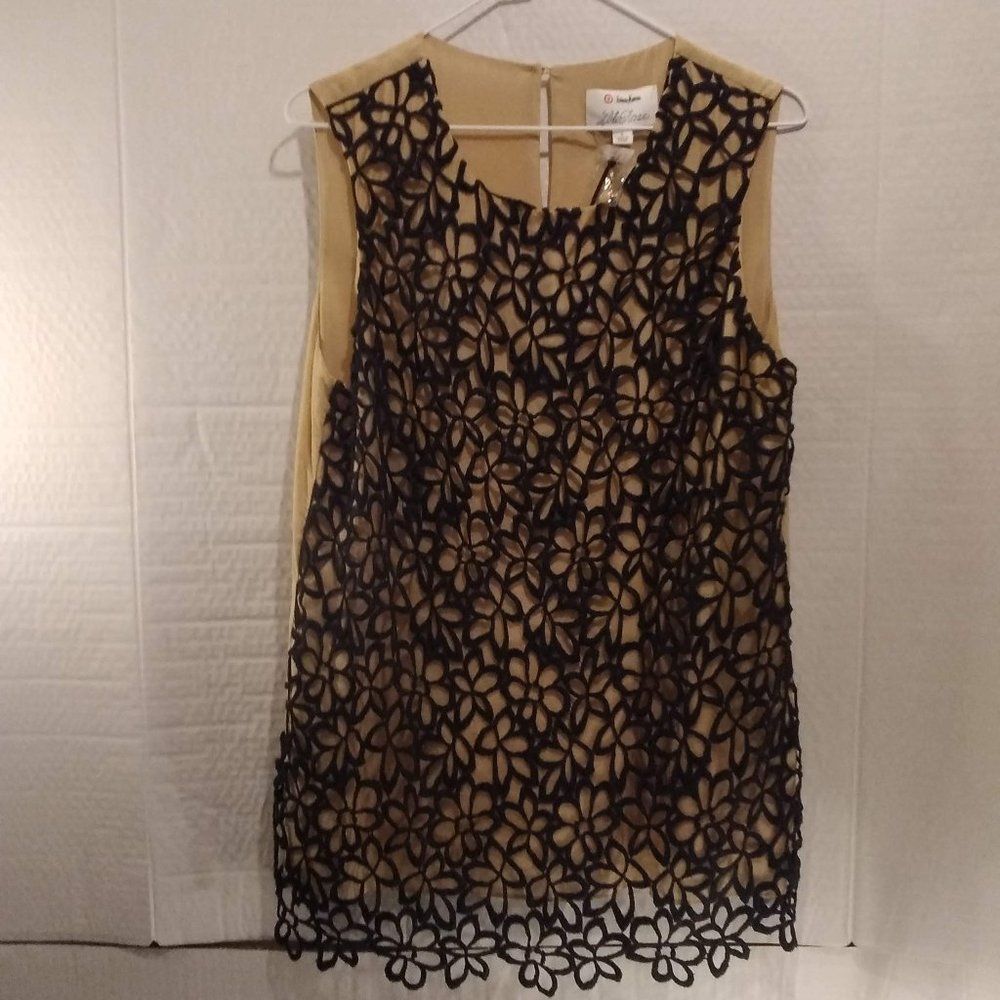 NWT Lela Rose Women's Size L Sleeveless Blouse